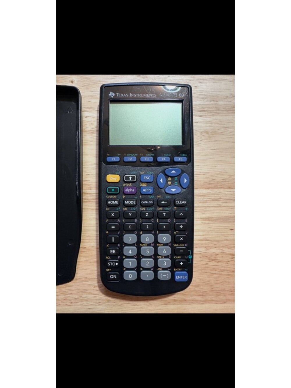 Texas Instruments TI-89 Graphing Calculator With Cover - Tested & Working - Picture 3 of 8